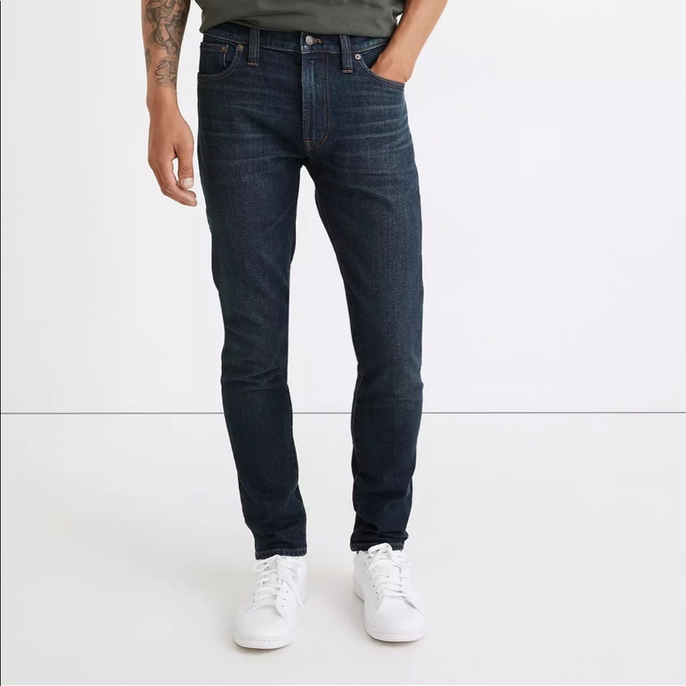 Madewell Men’s Skinny Jeans in Stratfield Wash